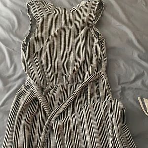 black and white jumpsuit